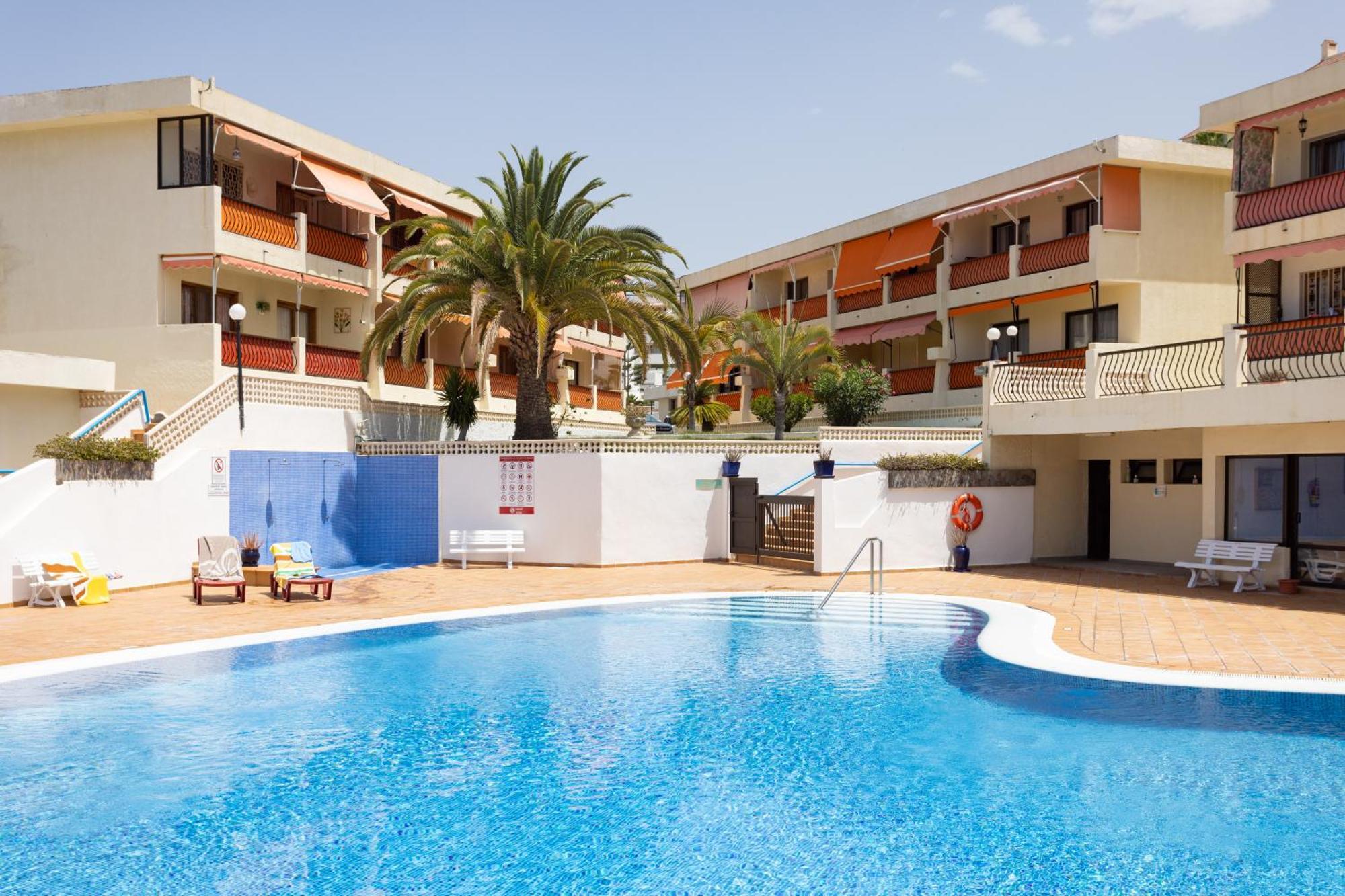 Frontline Playa Las Vistas With Pool, Parking, Sea Los Cristianos  Buitenkant foto