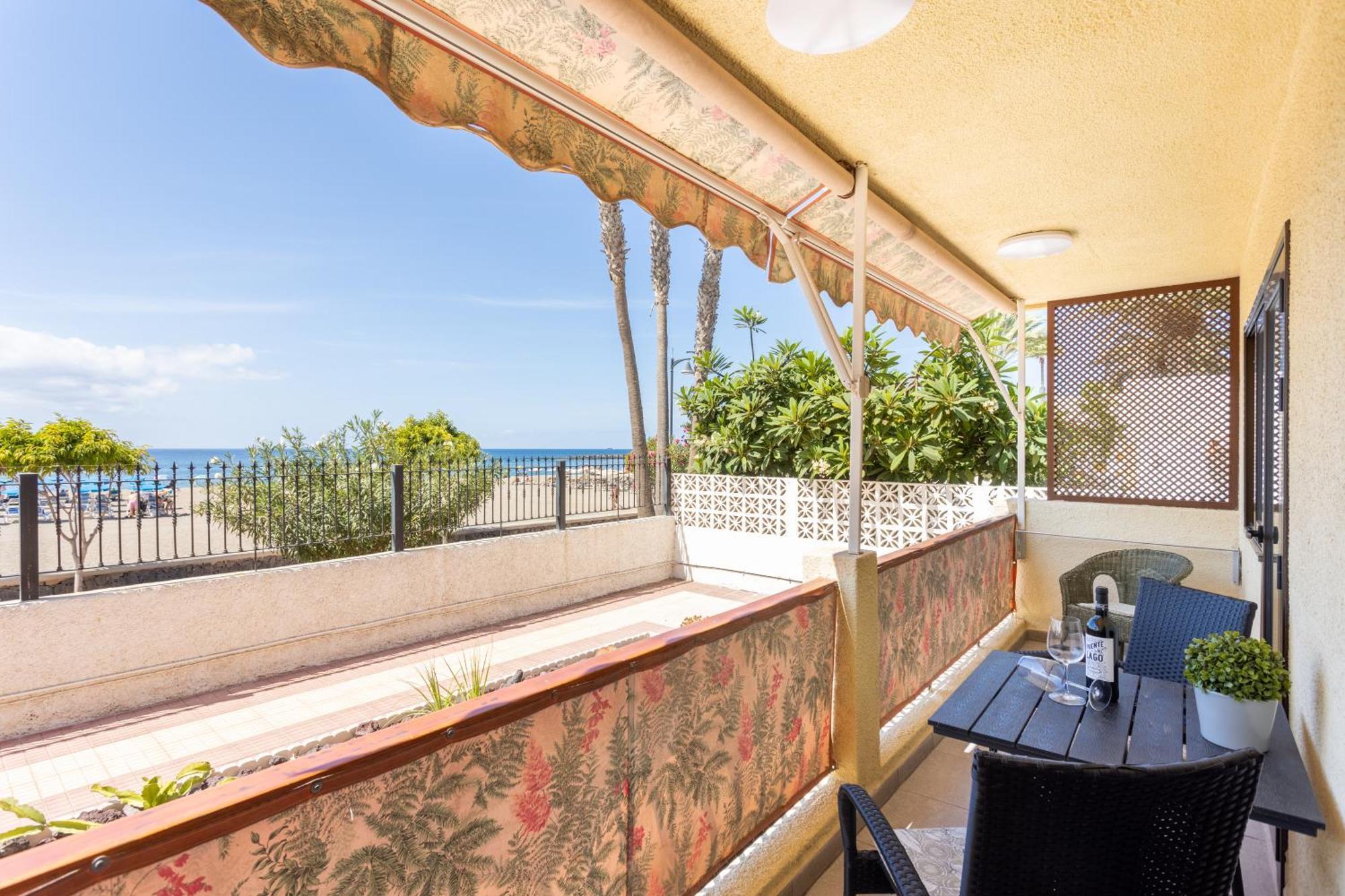 Frontline Playa Las Vistas With Pool, Parking, Sea Los Cristianos  Buitenkant foto